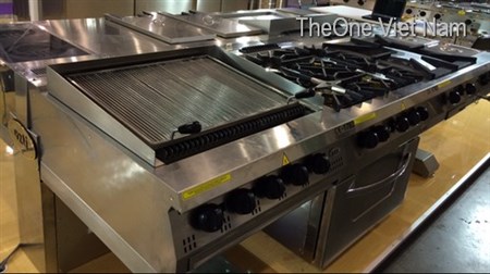 Bếp gas inox công nghiệp công suất lớn nhập khẩu